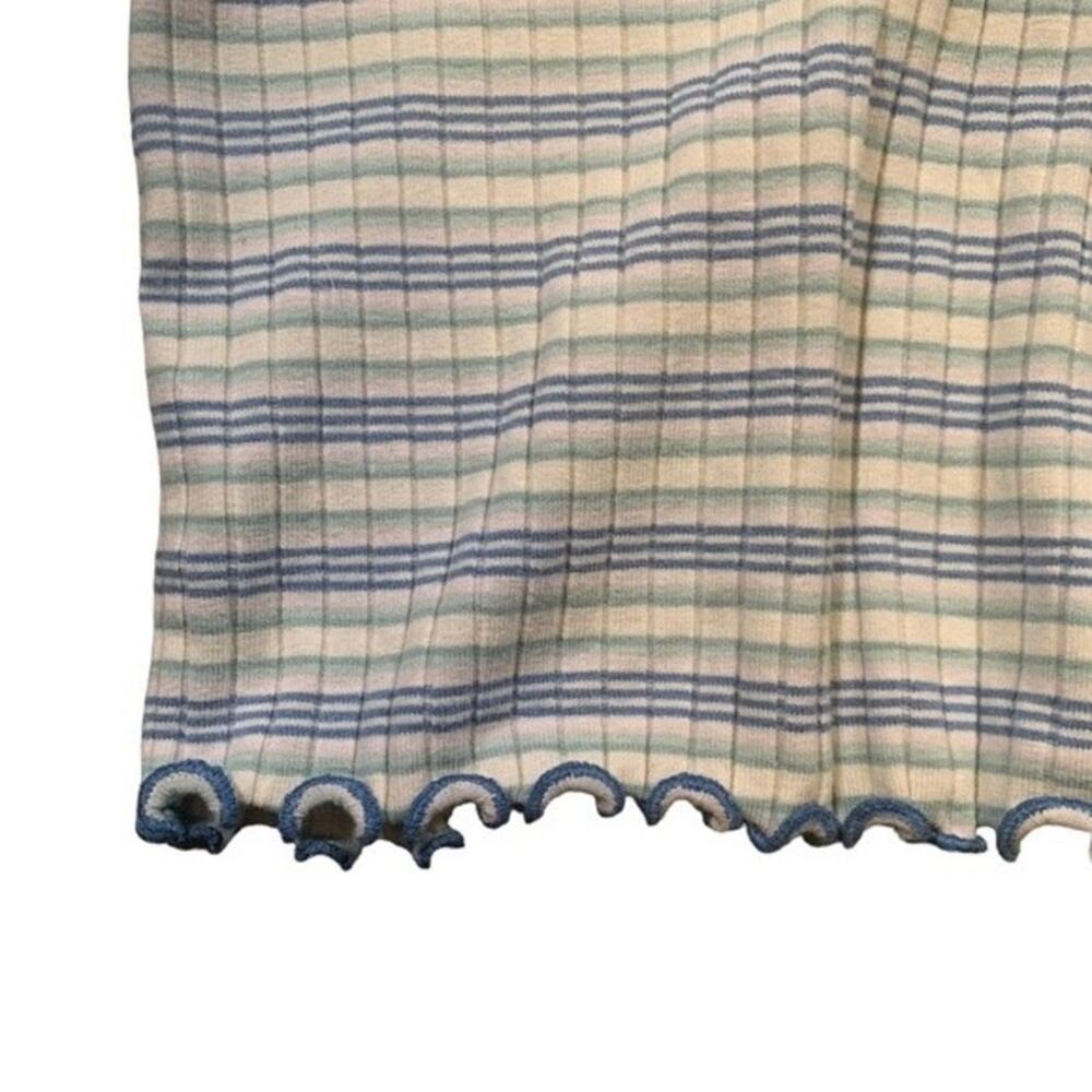 American‎ Eagle Crop Top Striped 90s Style Y2K Size XS - Picture 6 of 6